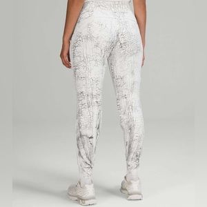 Lululemon White/ Black Joggers